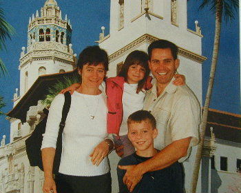Family at Hearst Castle
