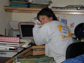 Lisa at work.jpg (26138 bytes)