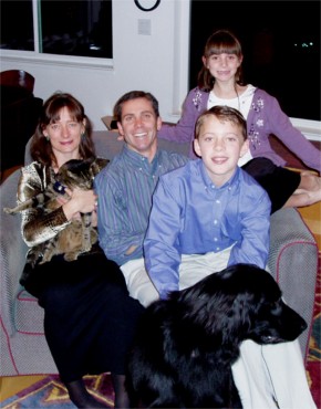 Steve, Lisa, Eric & Justine (and Miki and Sirius)