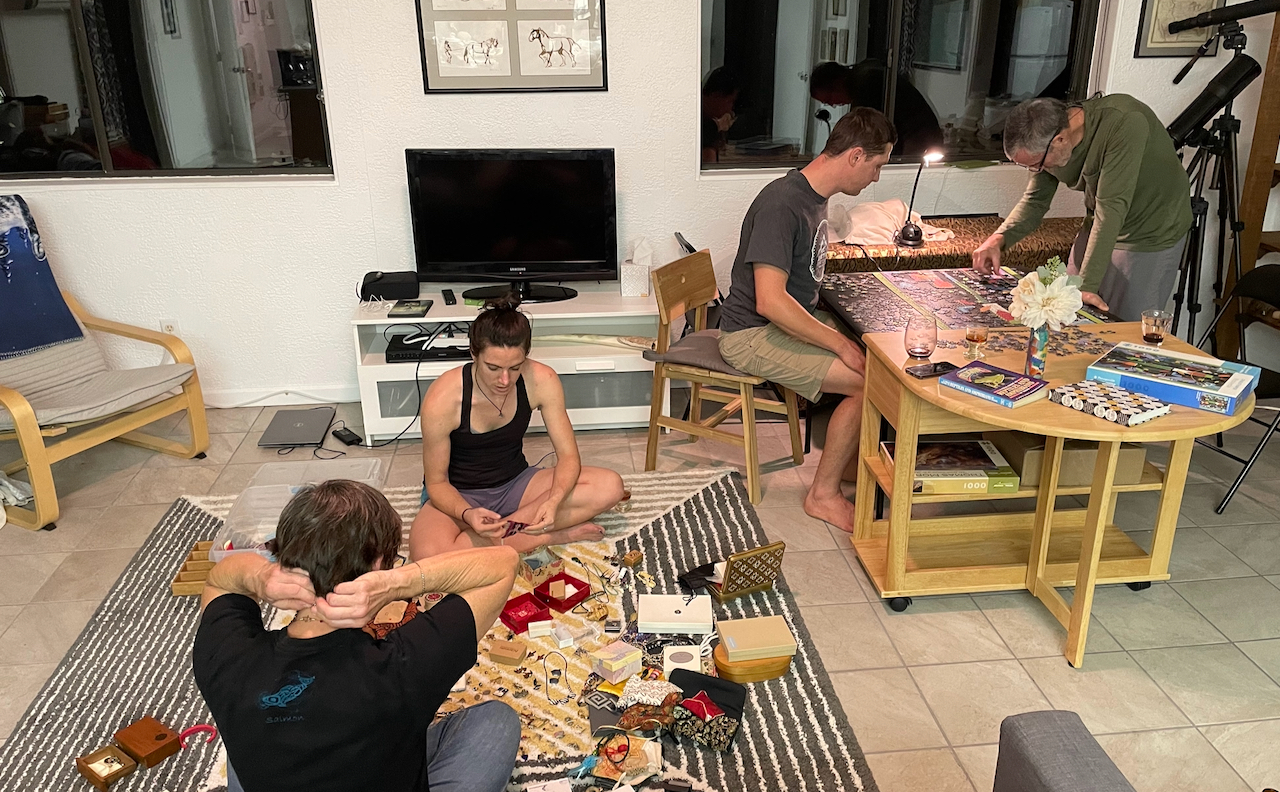 Puzzling at the Big Dog
        Ranch