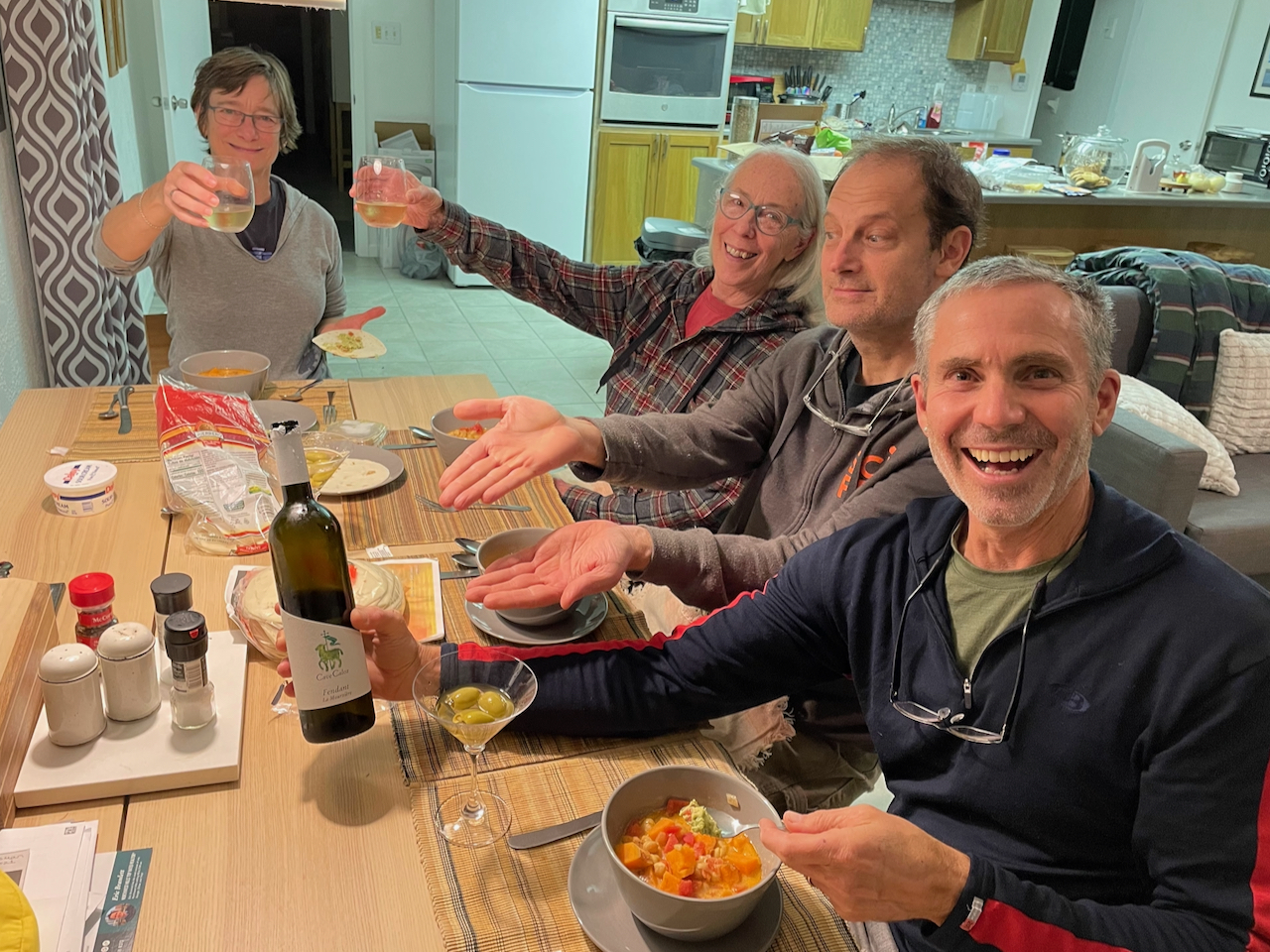 Dinner with Don and Anne in Lampasas