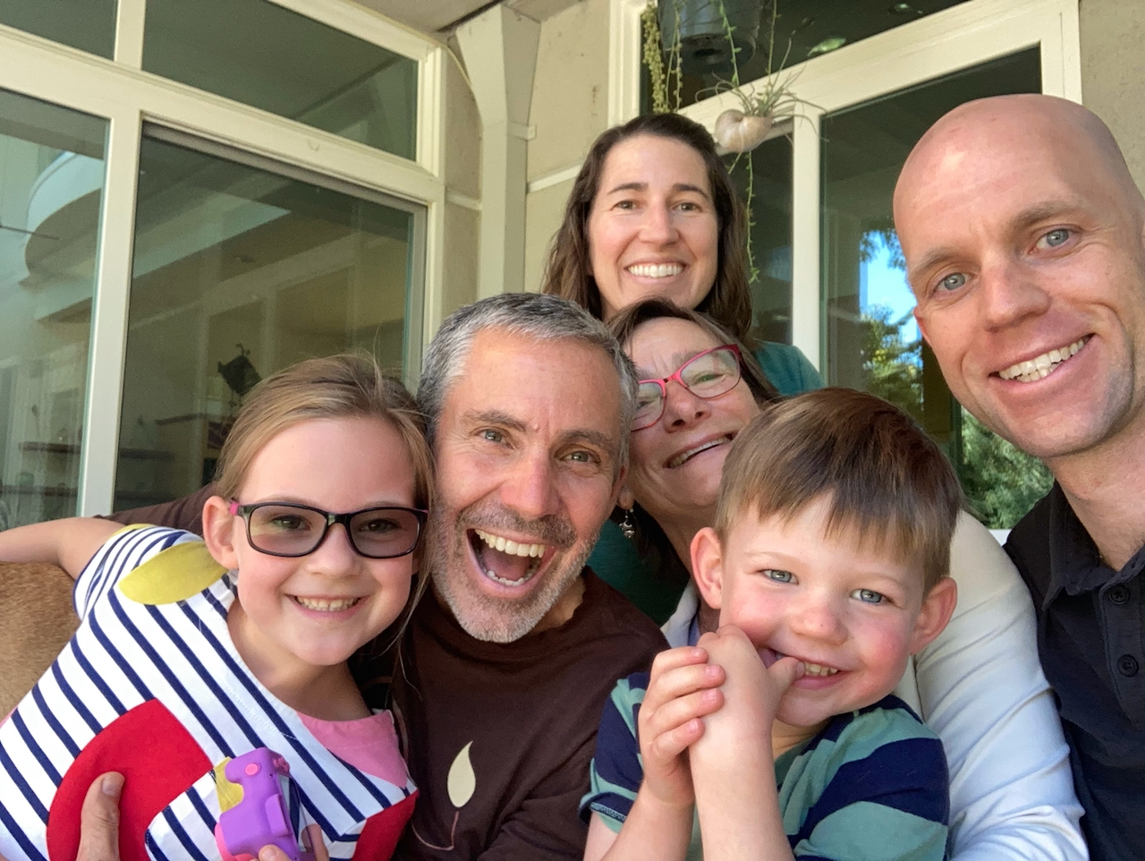 Steve and Lisa with the
        Colorado Payer Clan