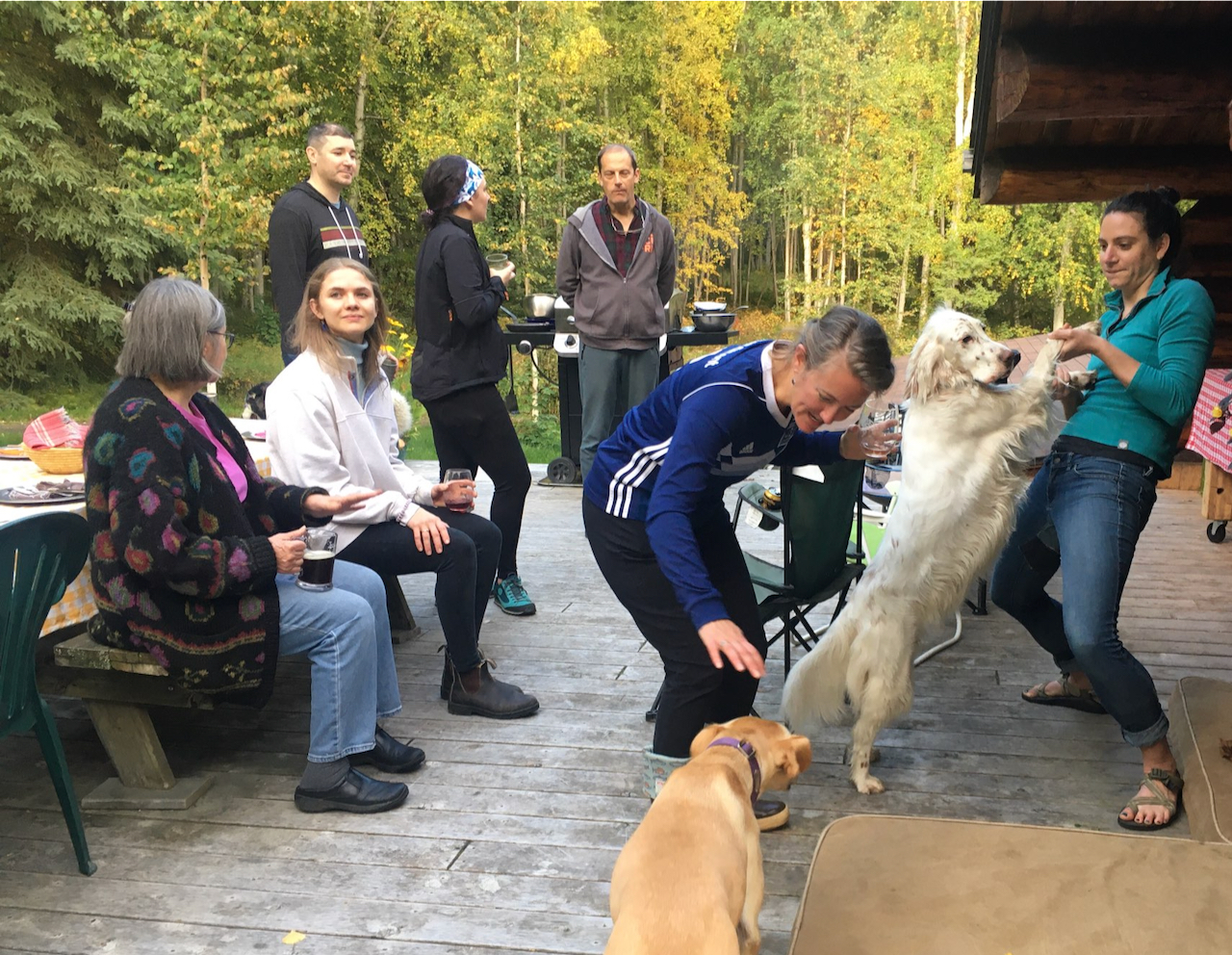 Summer BBQ at Don and
        Anne's