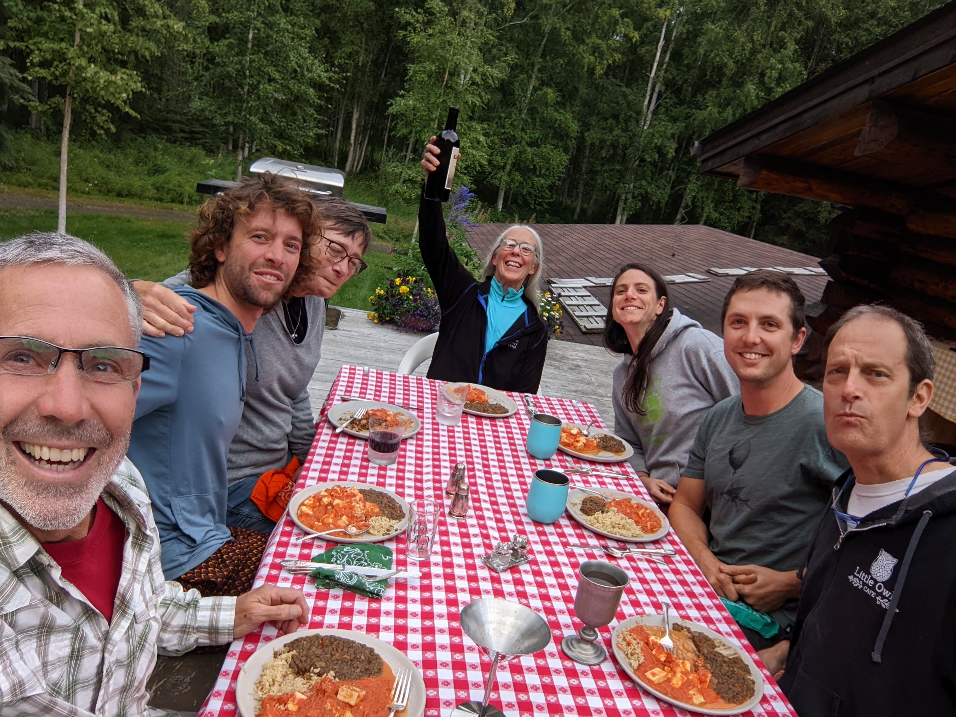 Dinner with
        Don and Anne in Fairbanks