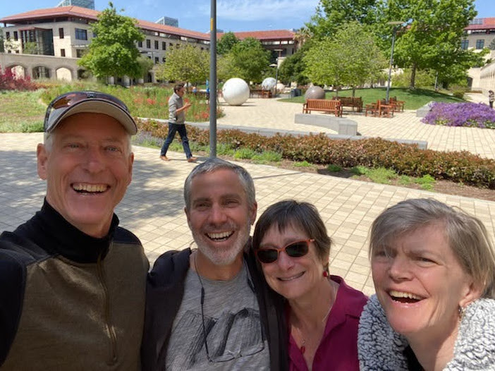 With
        Katie and Preston at Stanford