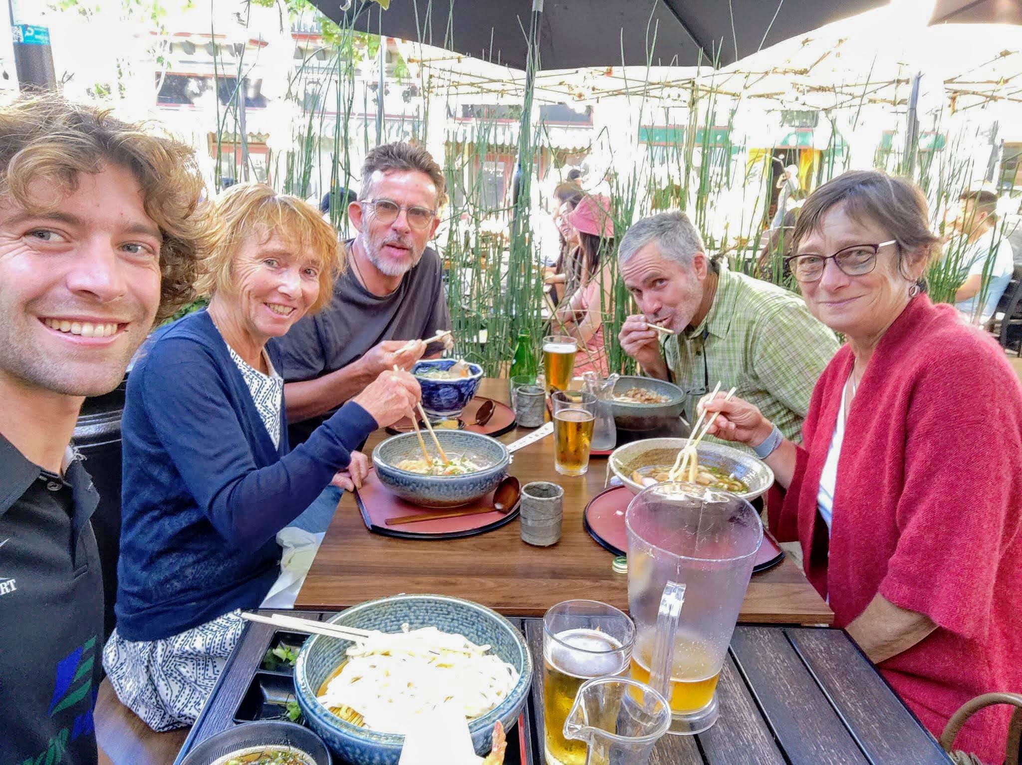 Dinner with Tim and Joss