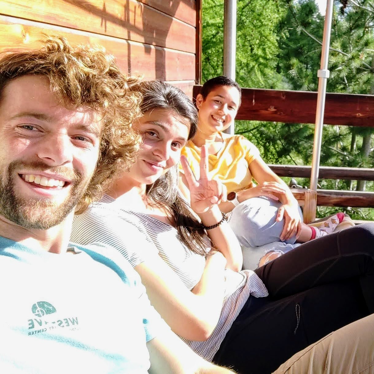 Eric,
        Marta, and Kat in Switzerland